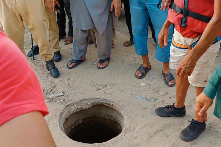 لودھراں میں کھلا مین ہول سات سالہ بچہ نگل گیا
