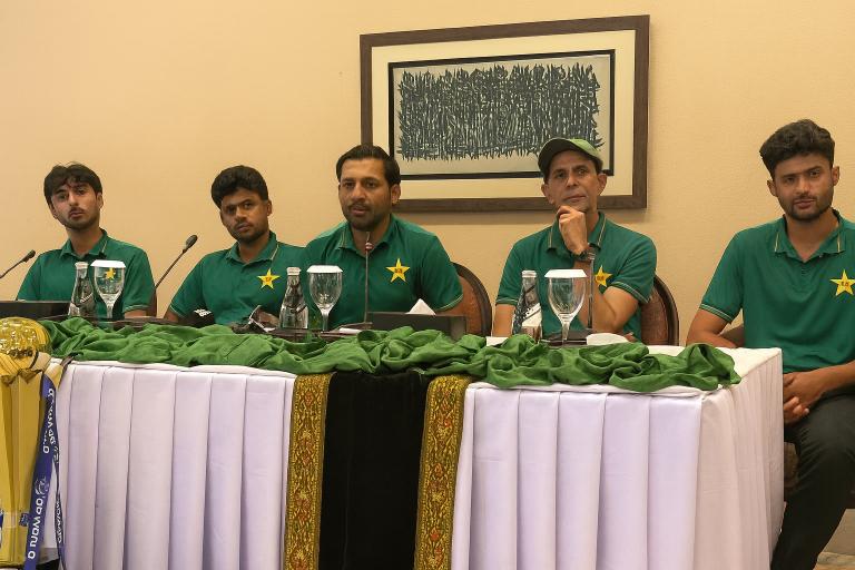 انڈر 19 فتح: سرفراز احمد کا بھارتی رویے پر بیان