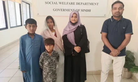 گھوٹکی کا بے گھر خاندان؛ بچے شیلٹر ہوم منتقل