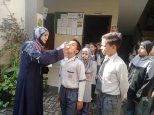 کراچی میں بچوں کے لیے ڈی ورمنگ مہم کا آغاز